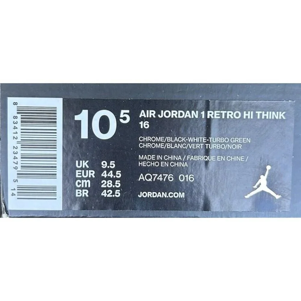 AIR JORDAN 1 RETRO HIGH PASS THE TORCH Size 10.5 - Picture 7 of 7